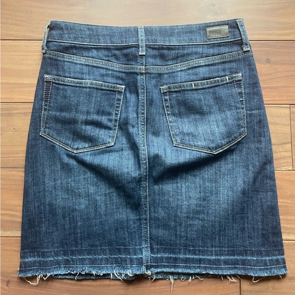 Paige Denim Mini Skirt Dabney Size 26 - Picture 6 of 8